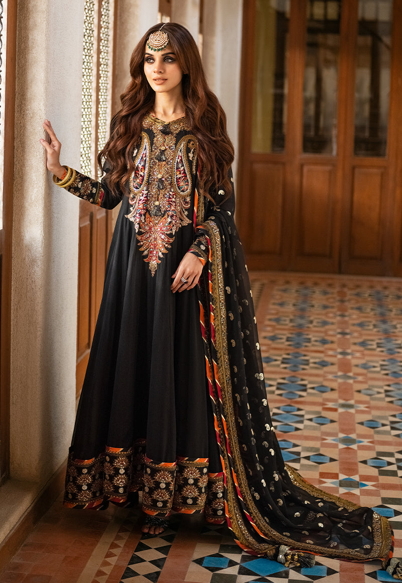 AJKM-01 EMBROIDERED CHIFFON 3 PCS