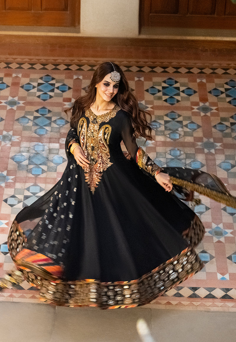 AJKM-01 EMBROIDERED CHIFFON 3 PCS
