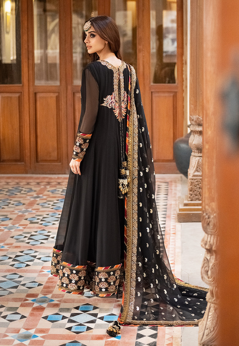 AJKM-01 EMBROIDERED CHIFFON 3 PCS