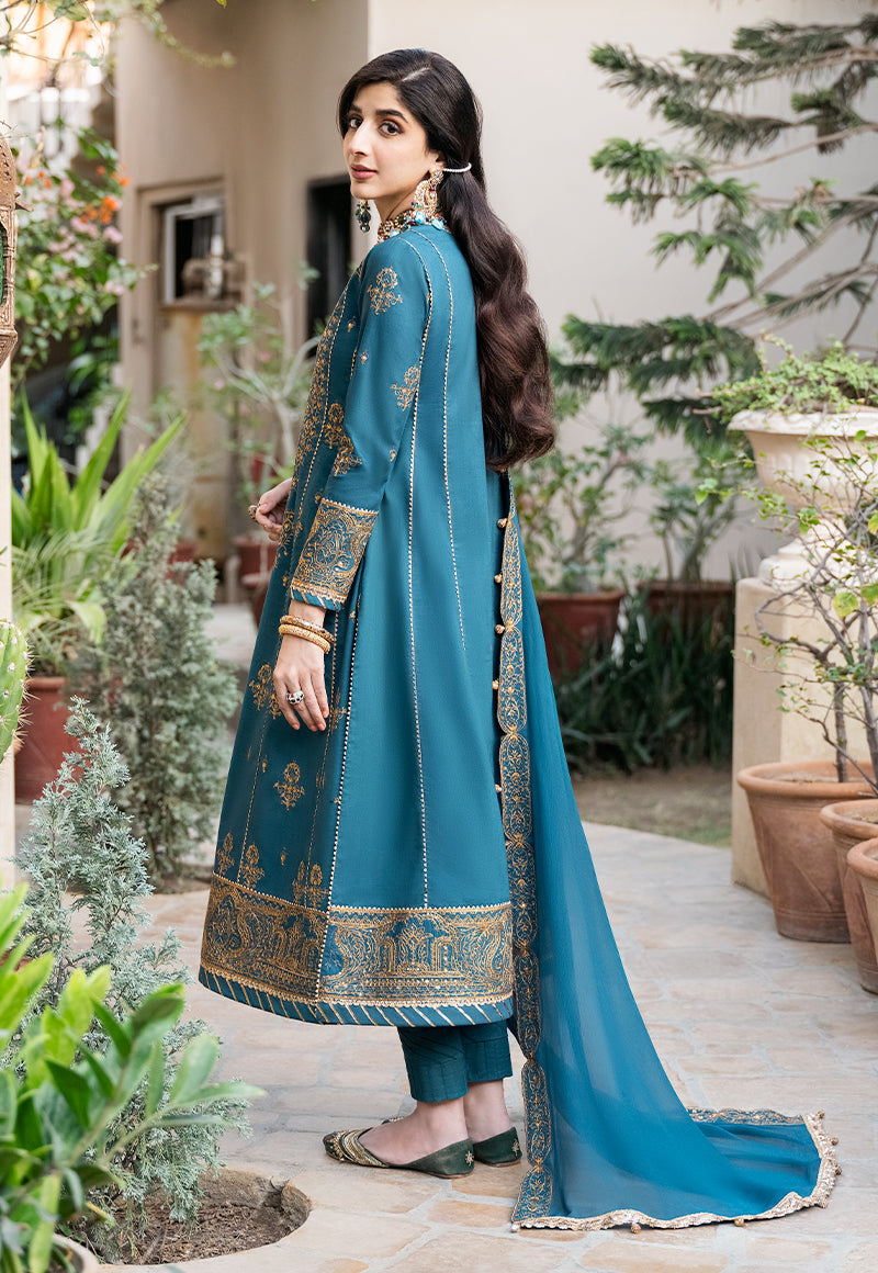 AJKM-04 EMBROIDERED SILK 3 PCS