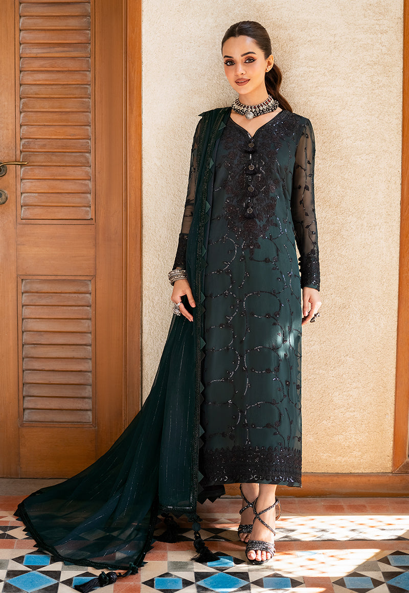 AJKM-07 EMBROIDERED CHIFFON 3 PCS