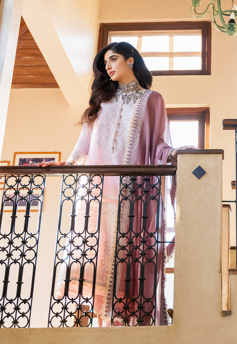 AJKM-08 EMBROIDERED POLY COTTON 3 PCS