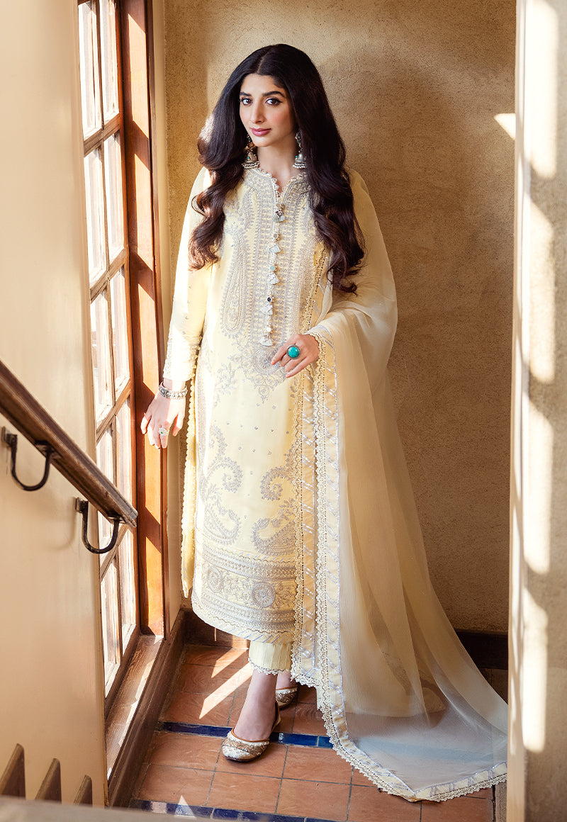AJKM-10 EMBROIDERED POLY COTTON 3 PCS