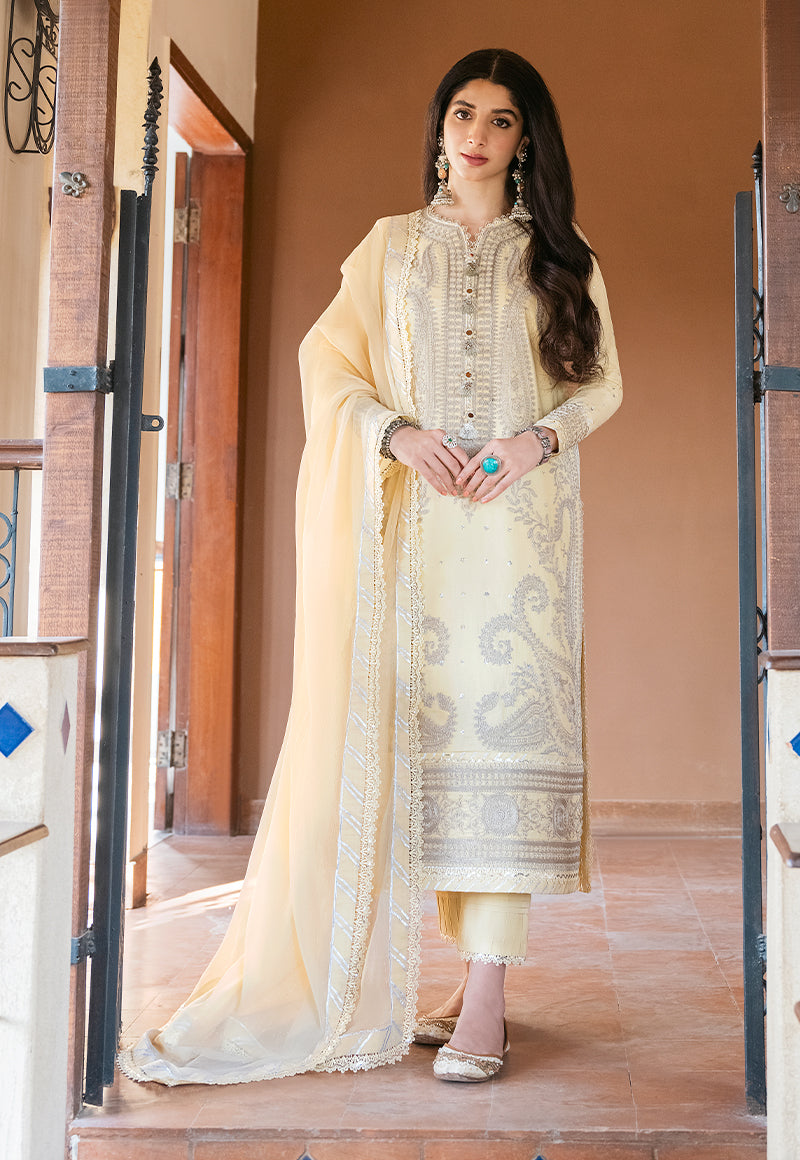 AJKM-10 EMBROIDERED POLY COTTON 3 PCS