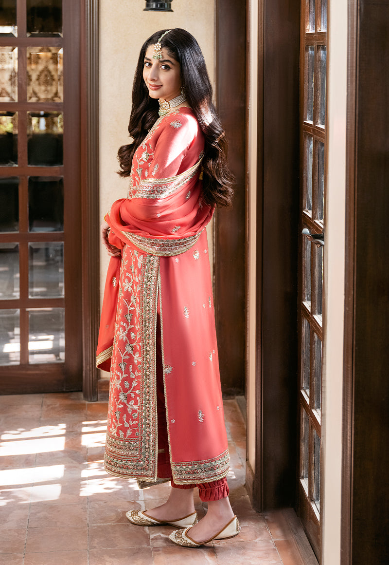 AJKM-12 EMBROIDERED SILK 3 PCS