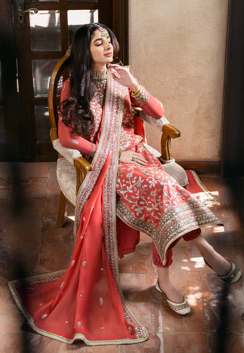AJKM-12 EMBROIDERED SILK 3 PCS
