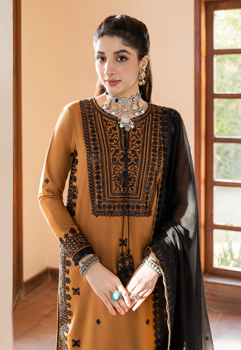AJKM-14 EMBROIDERED POLY COTTON 3 PCS