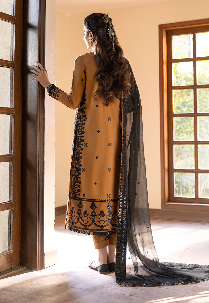 AJKM-14 EMBROIDERED POLY COTTON 3 PCS