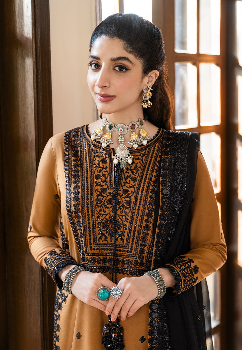 AJKM-14 EMBROIDERED POLY COTTON 3 PCS