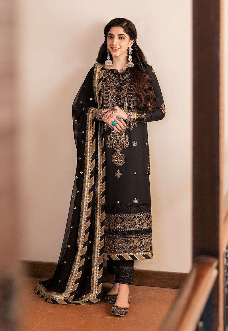 AJKM-16 EMBROIDERED POLY COTTON 3 PCS