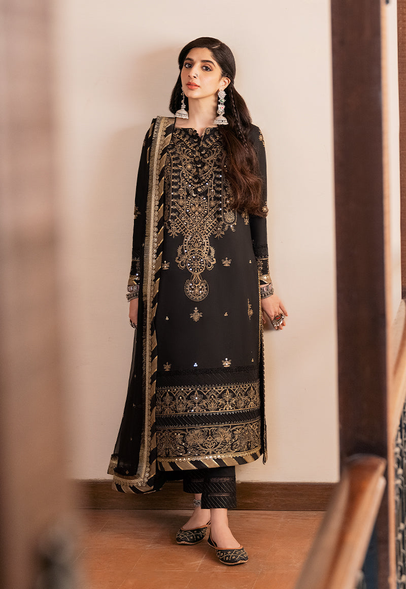 AJKM-16 EMBROIDERED POLY COTTON 3 PCS
