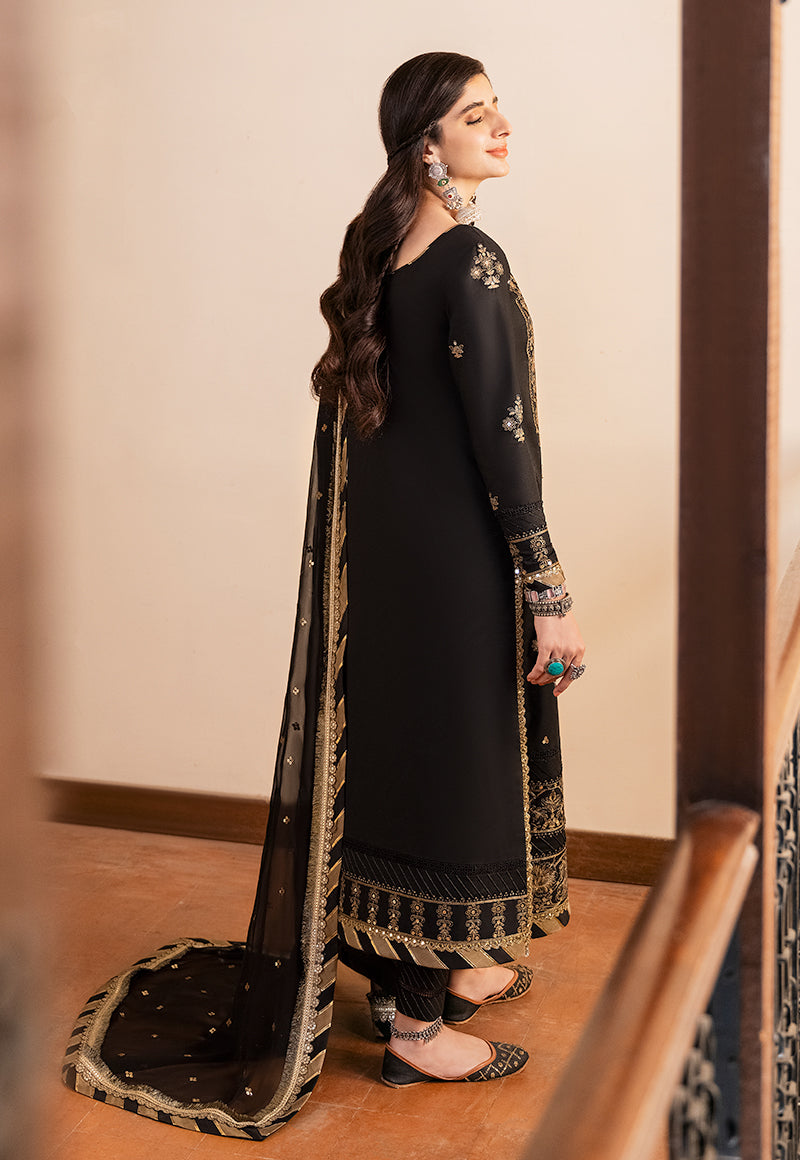 AJKM-16 EMBROIDERED POLY COTTON 3 PCS