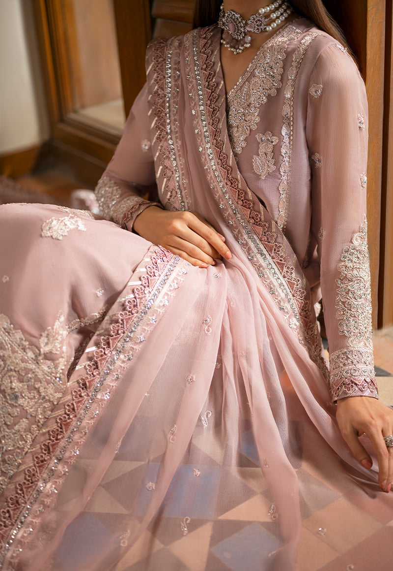 AJKM-17 EMBROIDERED CHIFFON 3 PCS