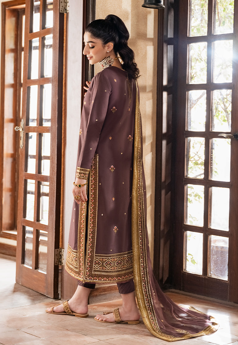 AJKM-18 EMBROIDERED POLY COTTON 3 PCS