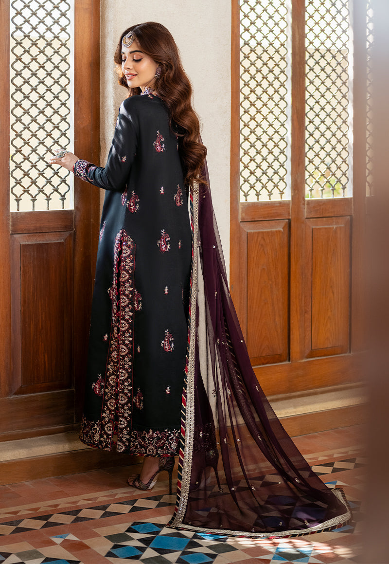 AJKM-19 EMBROIDERED POLY COTTON 3 PCS