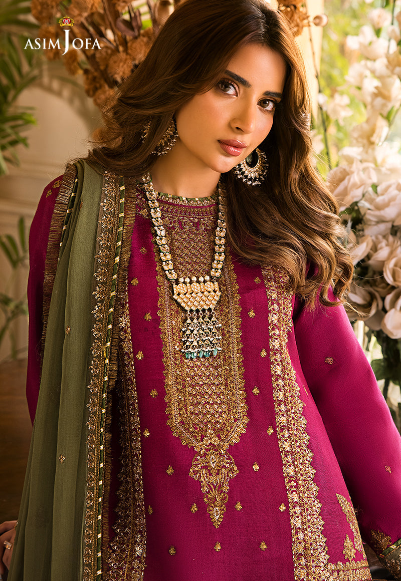 AJSM-01 EMBROIDERED SILK 3 PCS
