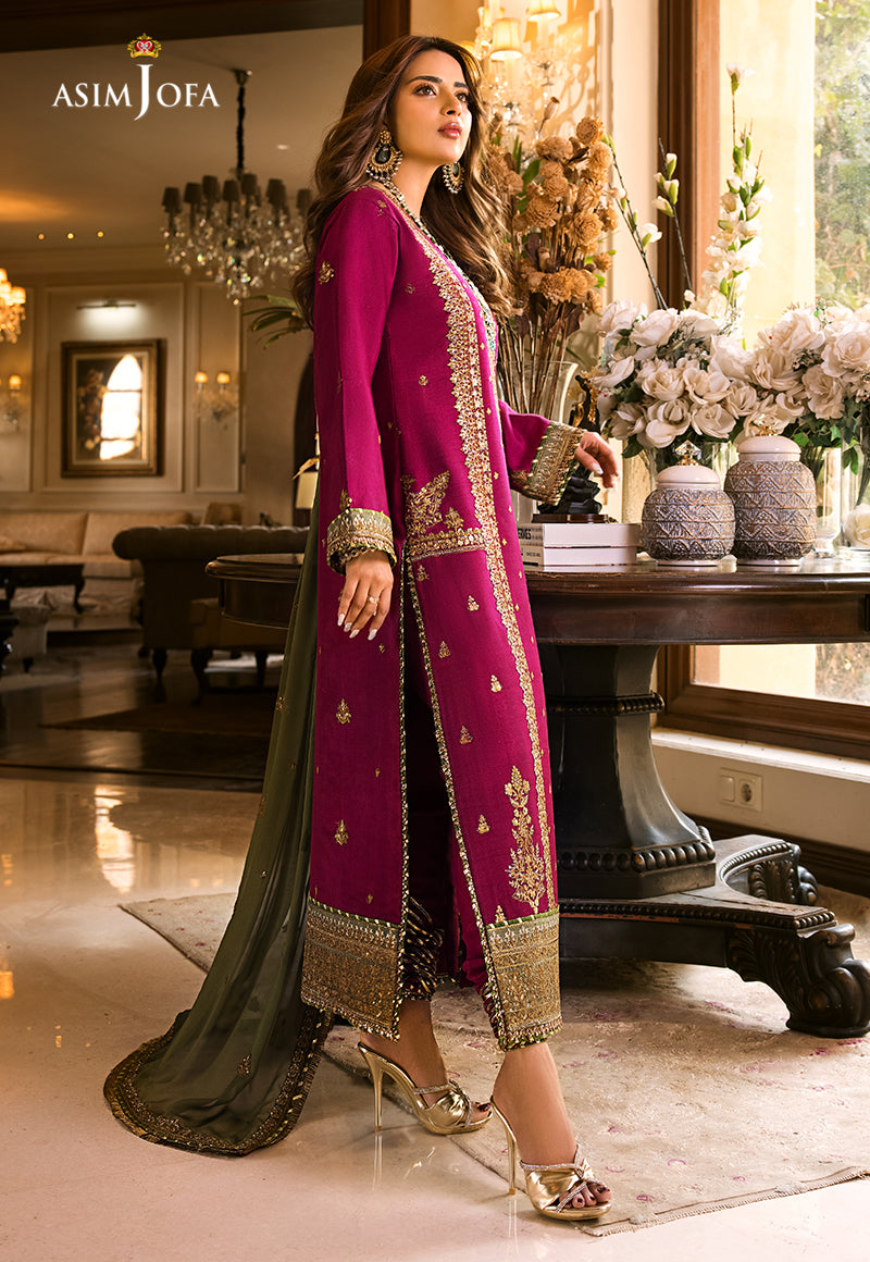 AJSM-01 EMBROIDERED SILK 3 PCS