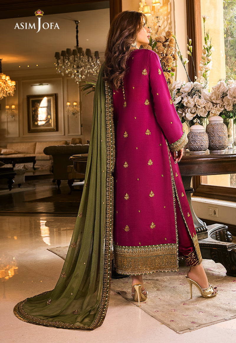 AJSM-01 EMBROIDERED SILK 3 PCS