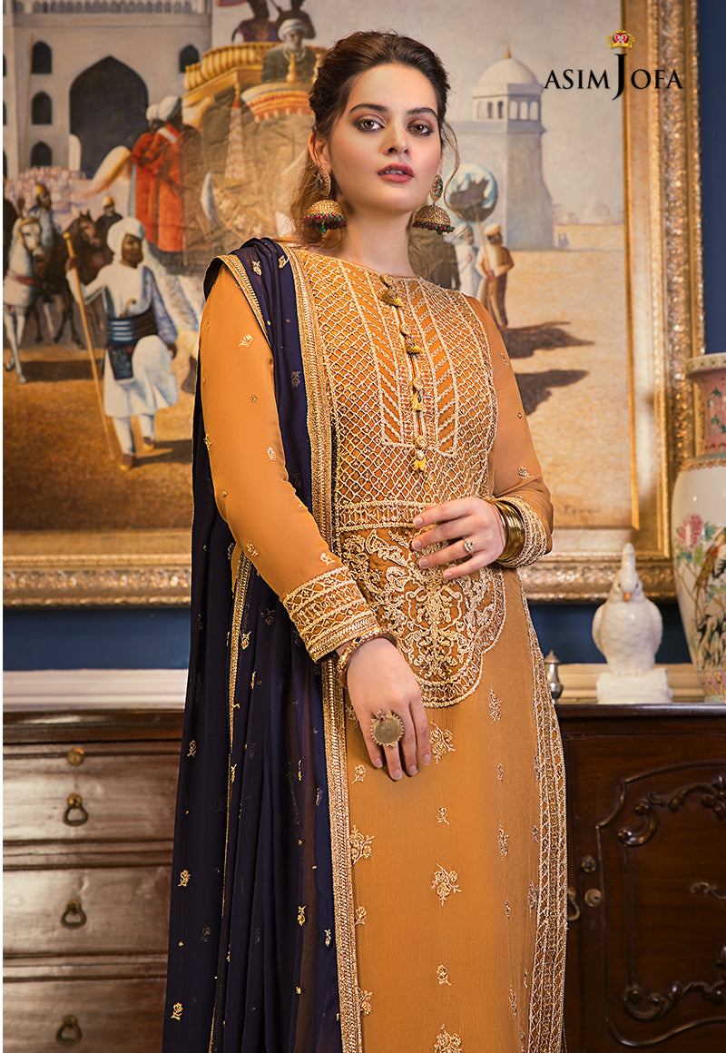 AJSM-02 EMBROIDERED CHIFFON 3 PCS