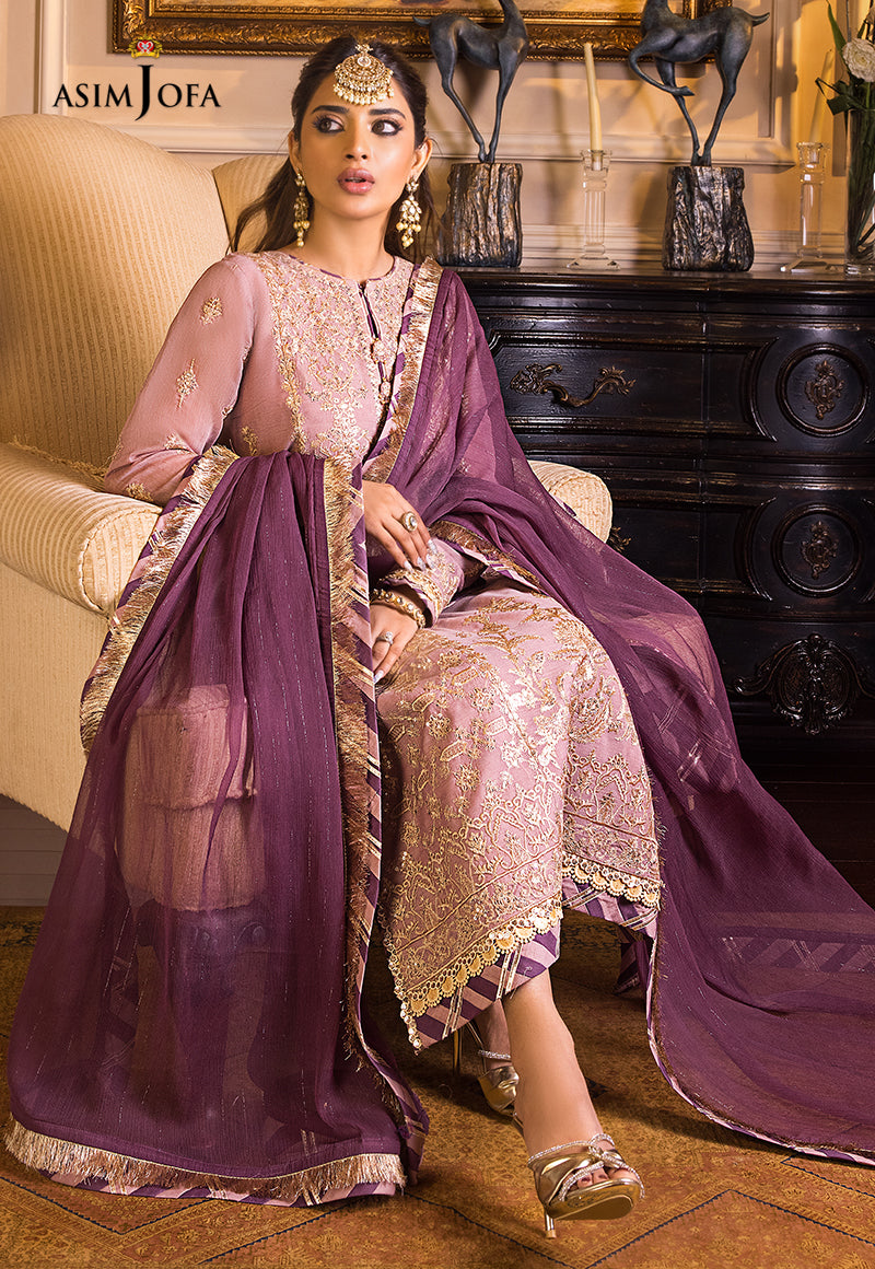 AJSM-03 EMBROIDERED PAPER COTTON 3 PCS