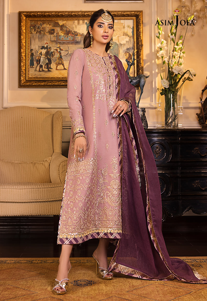 AJSM-03 EMBROIDERED PAPER COTTON 3 PCS
