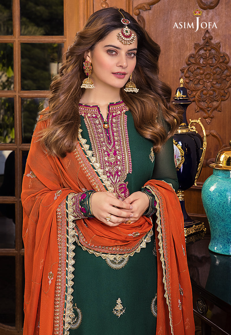AJSM-04 EMBROIDERED CHIFFON 3 PCS