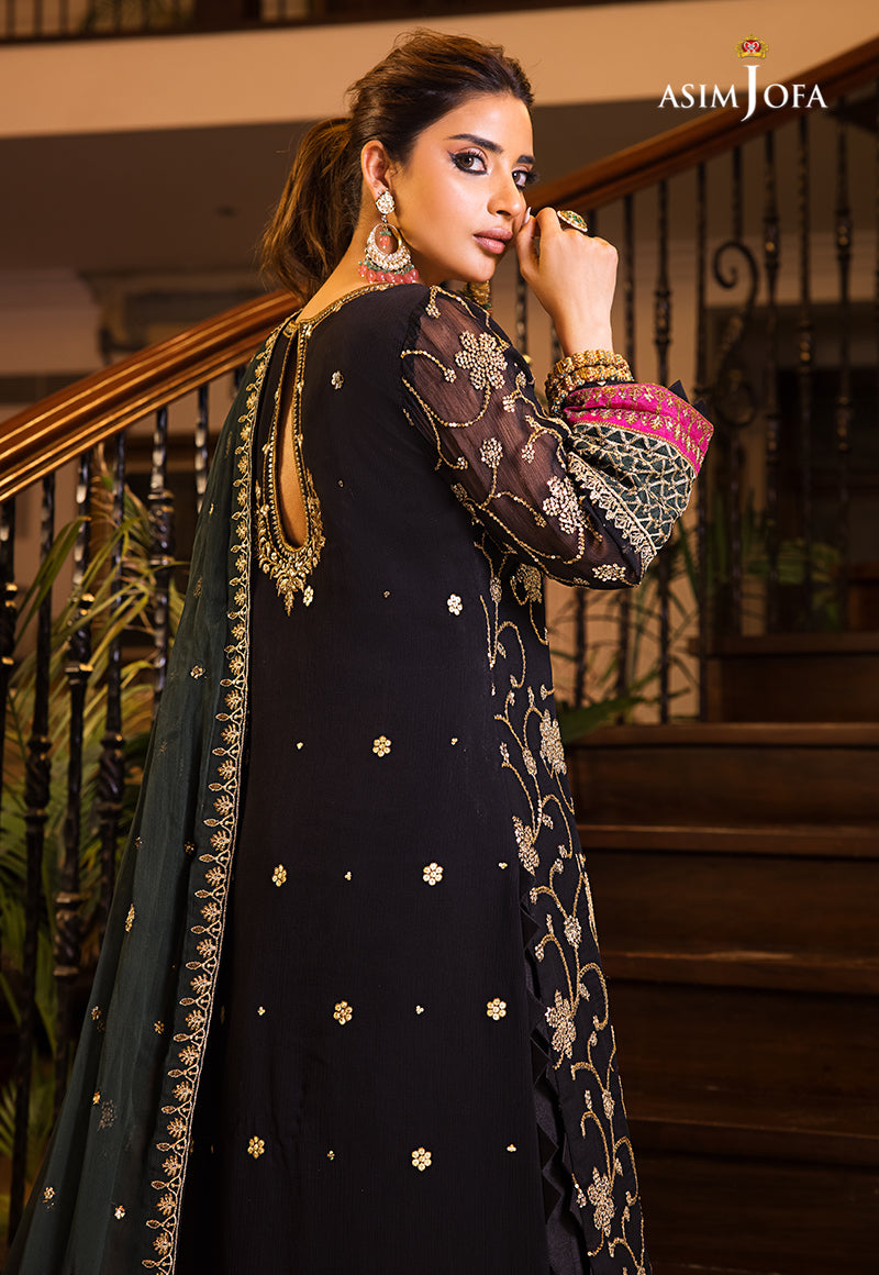 AJSM-07 EMBROIDERED CHIFFON 3 PCS