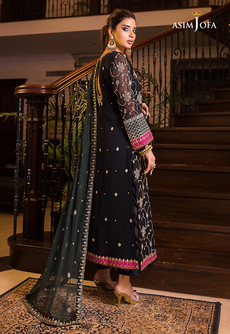 AJSM-07 EMBROIDERED CHIFFON 3 PCS