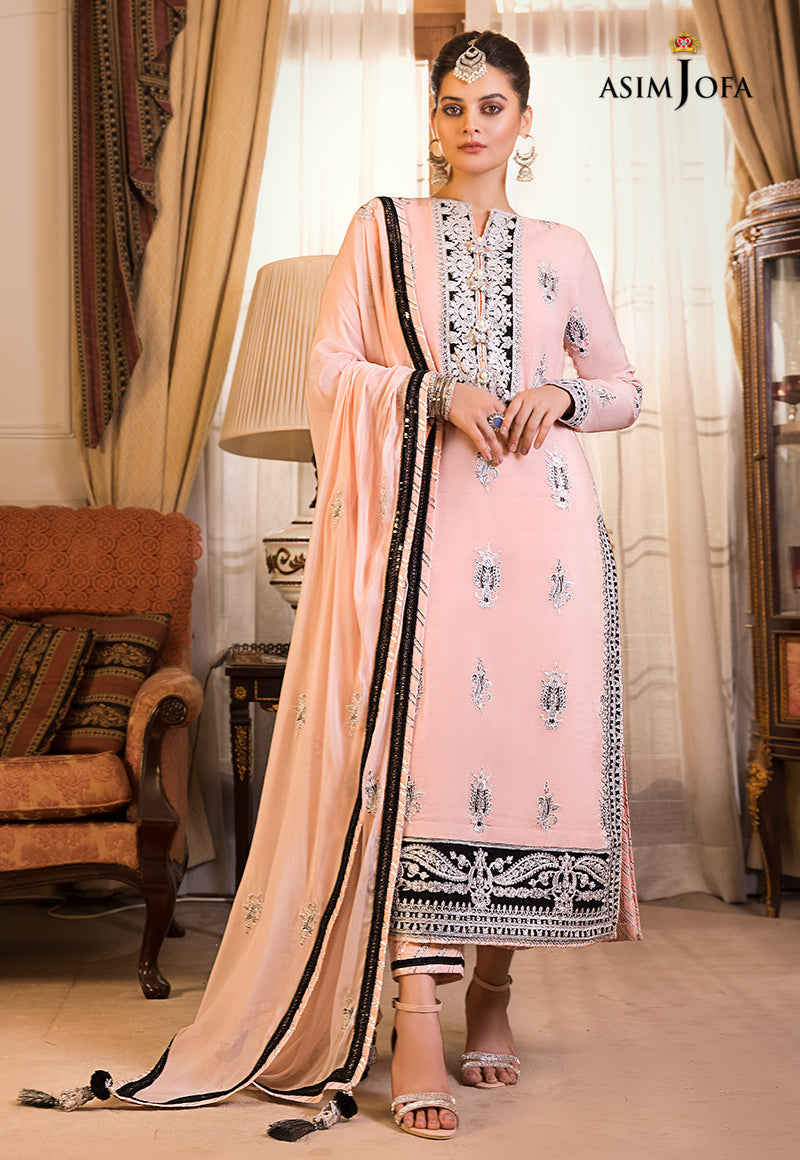 AJSM-10 EMBROIDERED PAPER COTTON 3 PCS