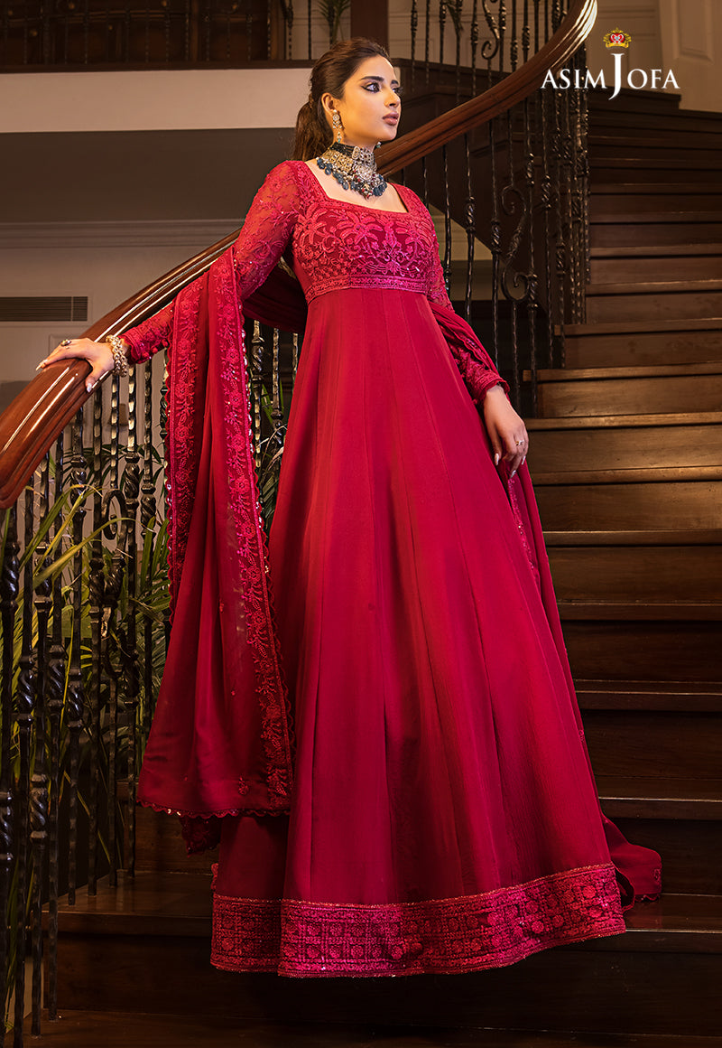 AJSM-11 EMBROIDERED CHIFFON 3 PCS