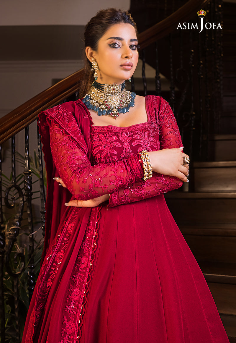 AJSM-11 EMBROIDERED CHIFFON 3 PCS