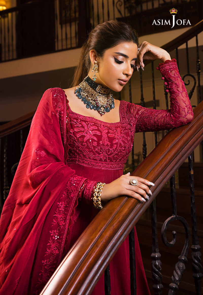 AJSM-11 EMBROIDERED CHIFFON 3 PCS