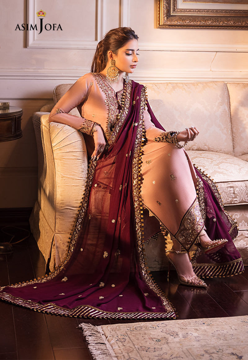 AJSM-17 EMBROIDERED COTTON SILK 3 PCS