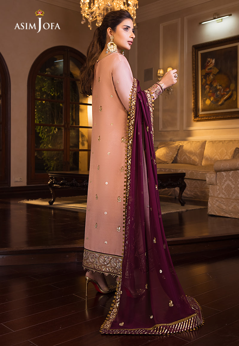 AJSM-17 EMBROIDERED COTTON SILK 3 PCS