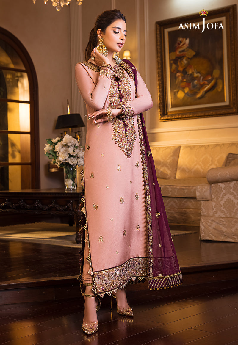 AJSM-17 EMBROIDERED COTTON SILK 3 PCS