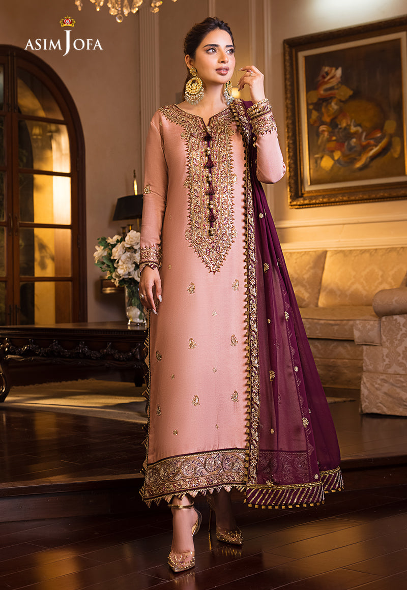 AJSM-17 EMBROIDERED COTTON SILK 3 PCS