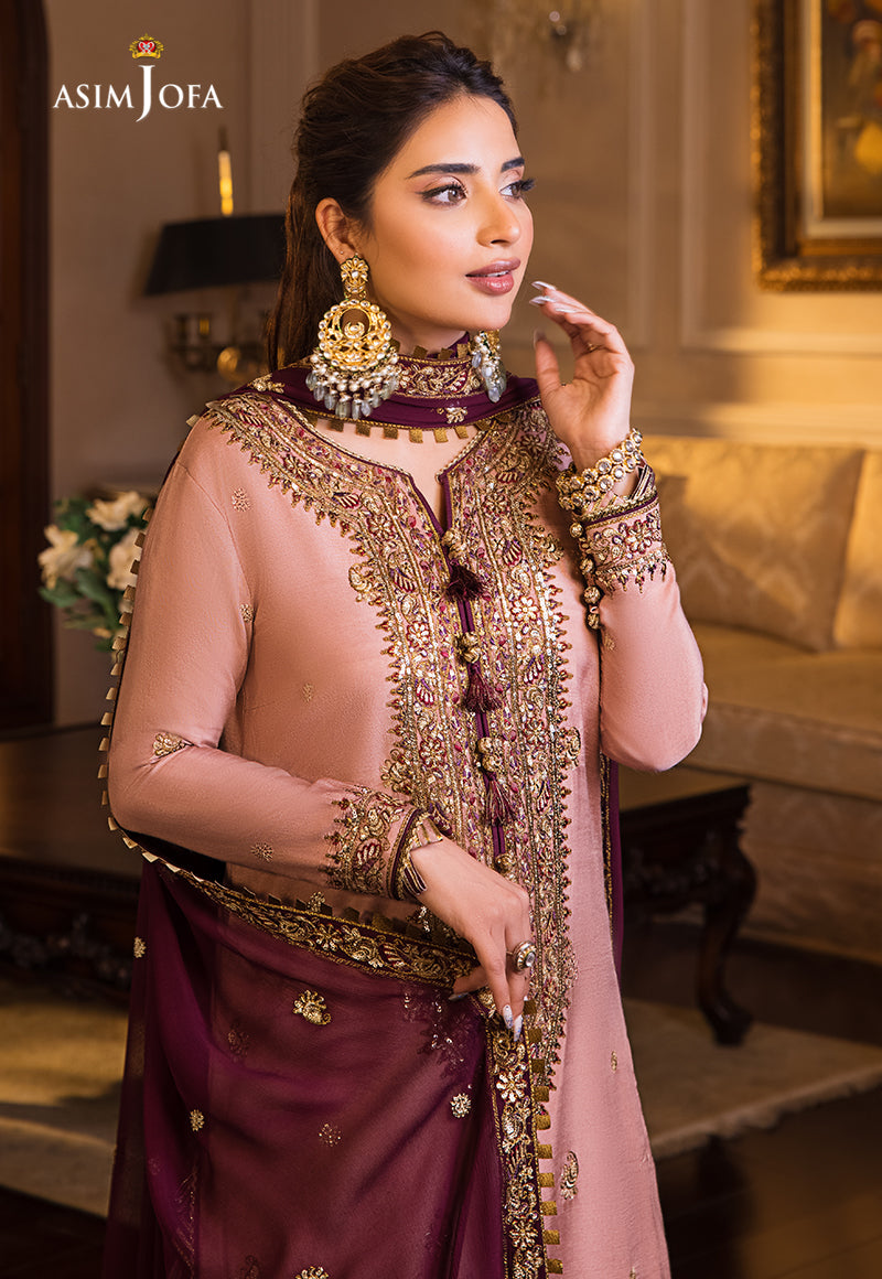 AJSM-17 EMBROIDERED COTTON SILK 3 PCS