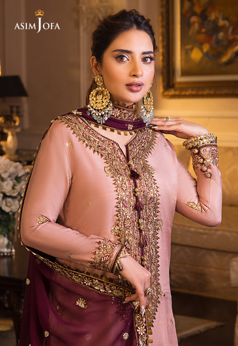 AJSM-17 EMBROIDERED COTTON SILK 3 PCS
