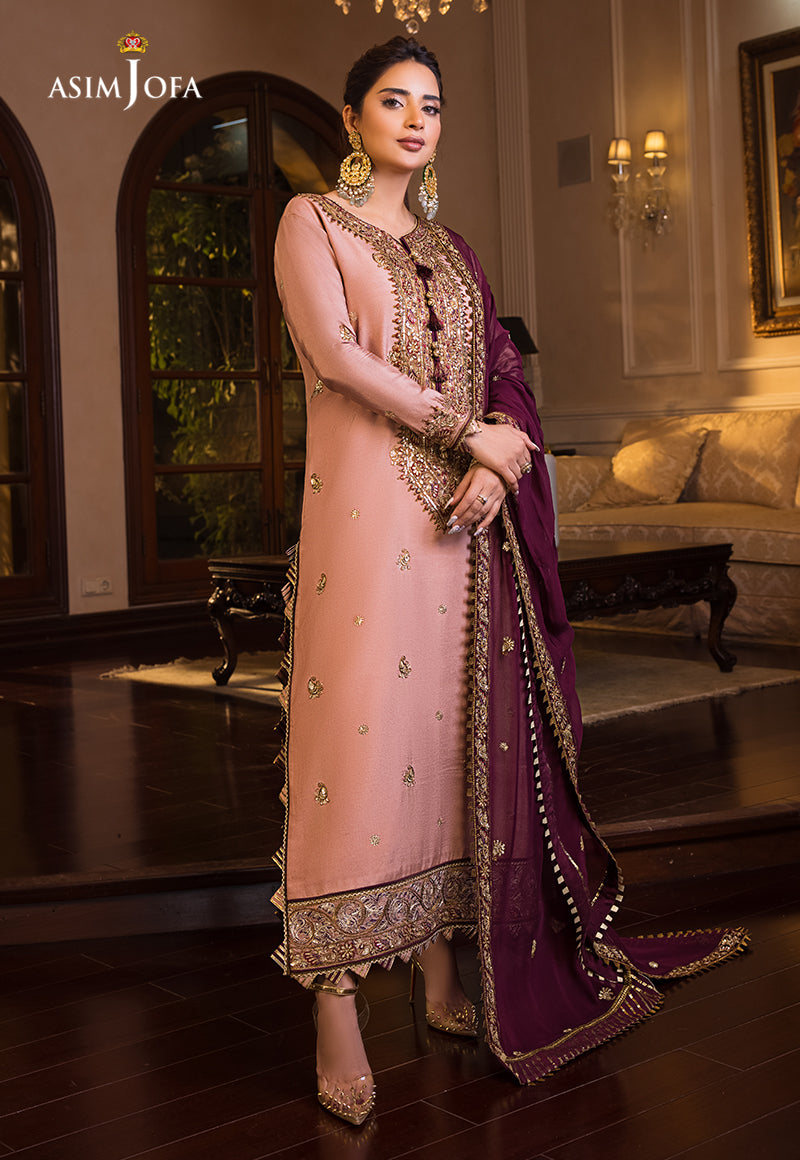 AJSM-17 EMBROIDERED COTTON SILK 3 PCS