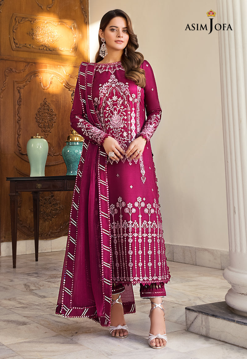 AJSM-18 EMBROIDERED COTTON SILK 3 PCS