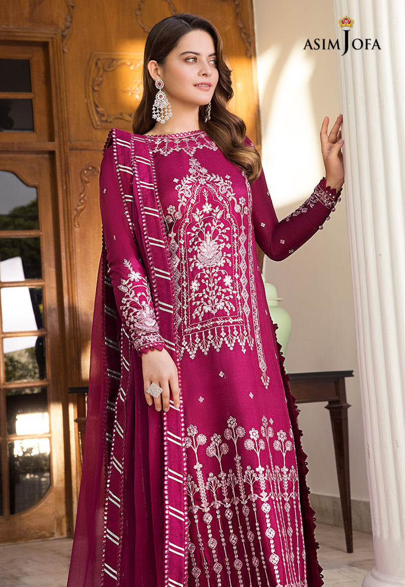 AJSM-18 EMBROIDERED COTTON SILK 3 PCS