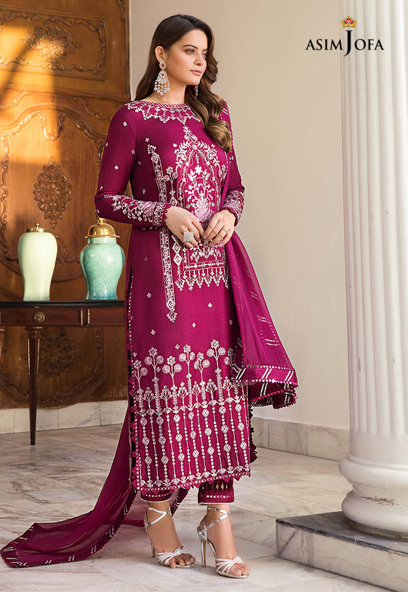 AJSM-18 EMBROIDERED COTTON SILK 3 PCS