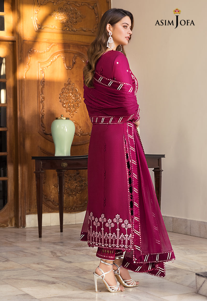 AJSM-18 EMBROIDERED COTTON SILK 3 PCS