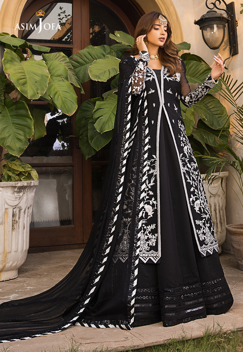 AJSM-19 EMBROIDERED CHIFFON 3 PCS