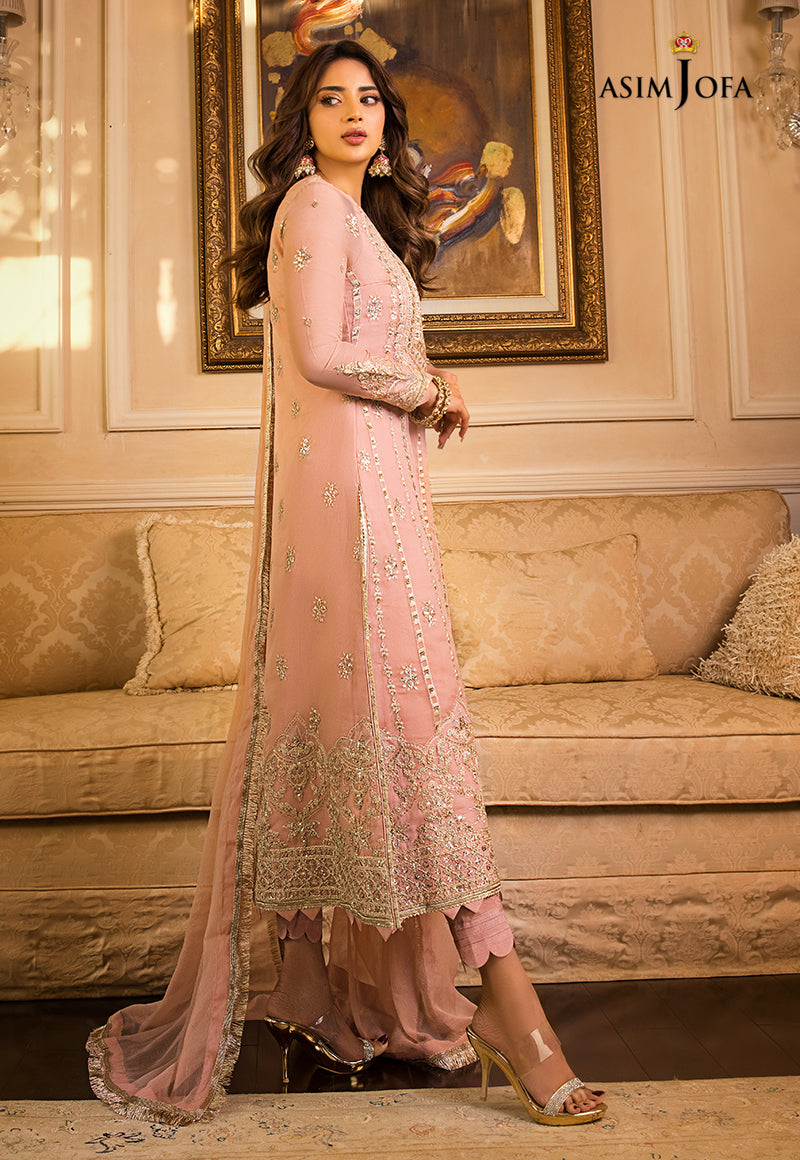 AJSM-21 EMBROIDERED CHIFFON 3 PCS