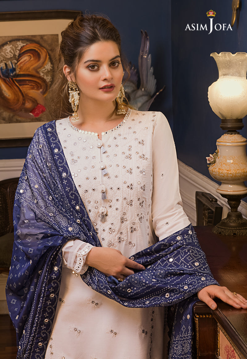 AJSM-24 EMBROIDERED PAPER COTTON 3 PCS