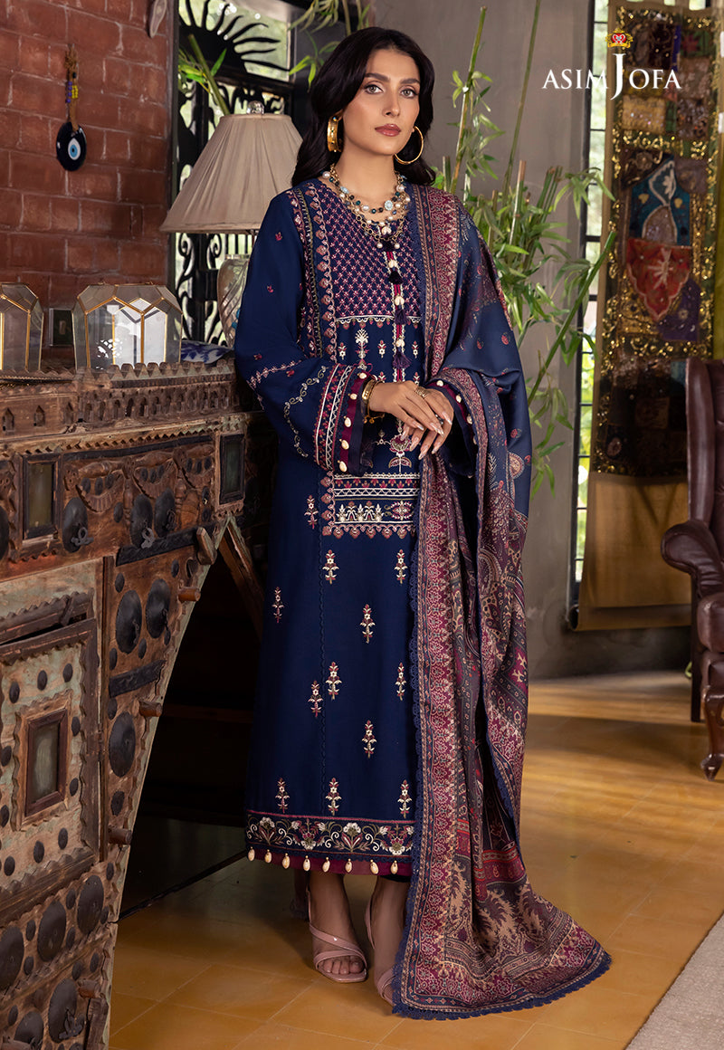 AJW-04 EMBROIDERED MARINA 3 PCS