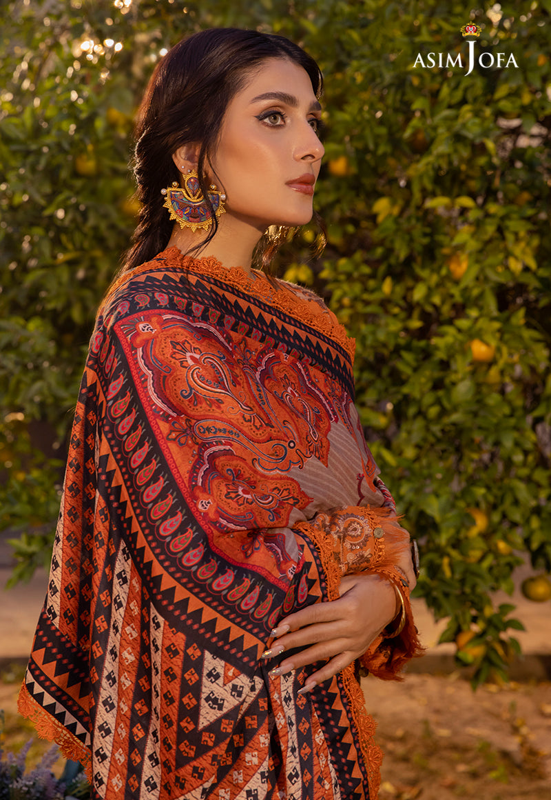 AJW-08 EMBROIDERED LINEN 3 PCS