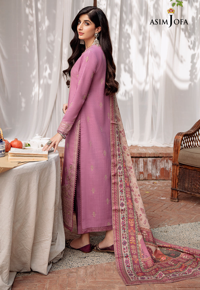 AJW-17 EMBROIDERED LINEN 3 PCS