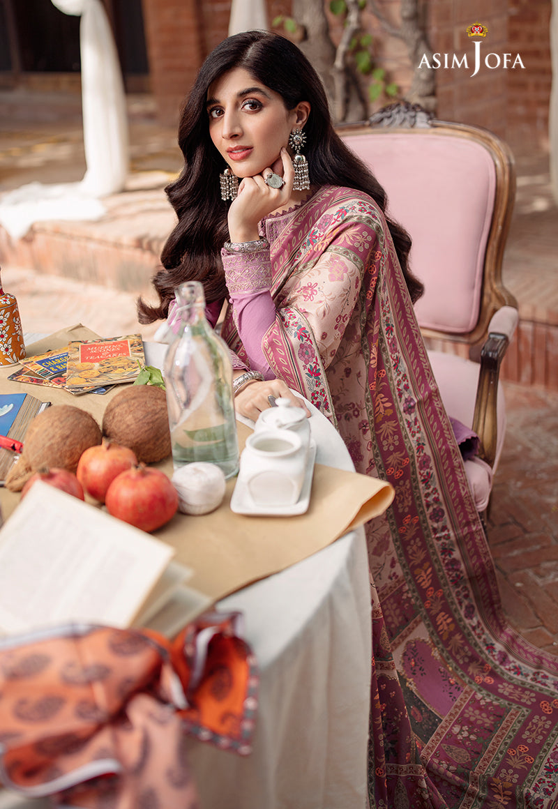 AJW-17 EMBROIDERED LINEN 3 PCS